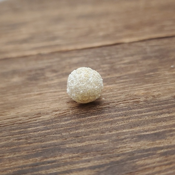 Jewelry - Snowball bead charm tiny hole